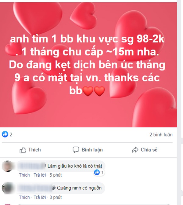 Example of a post from these controversial groups