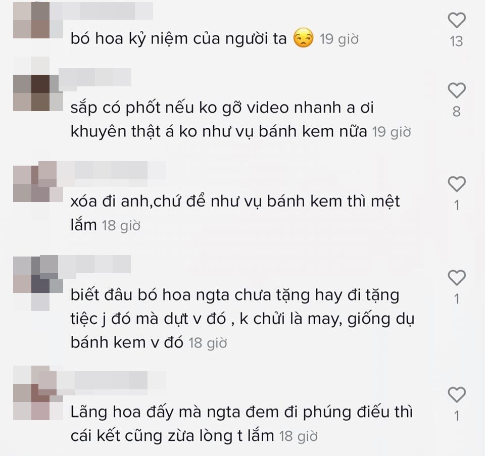 Guy Steals Flowers to Confess Love, Brags Online and Sparks Backlash 3 Netizens react strongly to this behavior