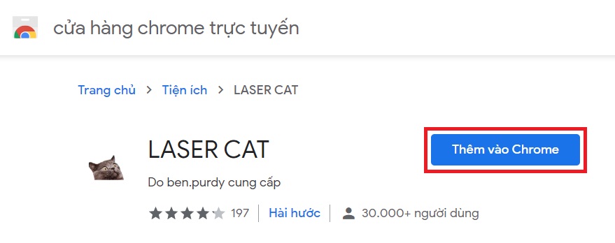 How to Summon a Laser-Shooting Cat on Chrome 1 Chrome Web Store Add to Chrome button