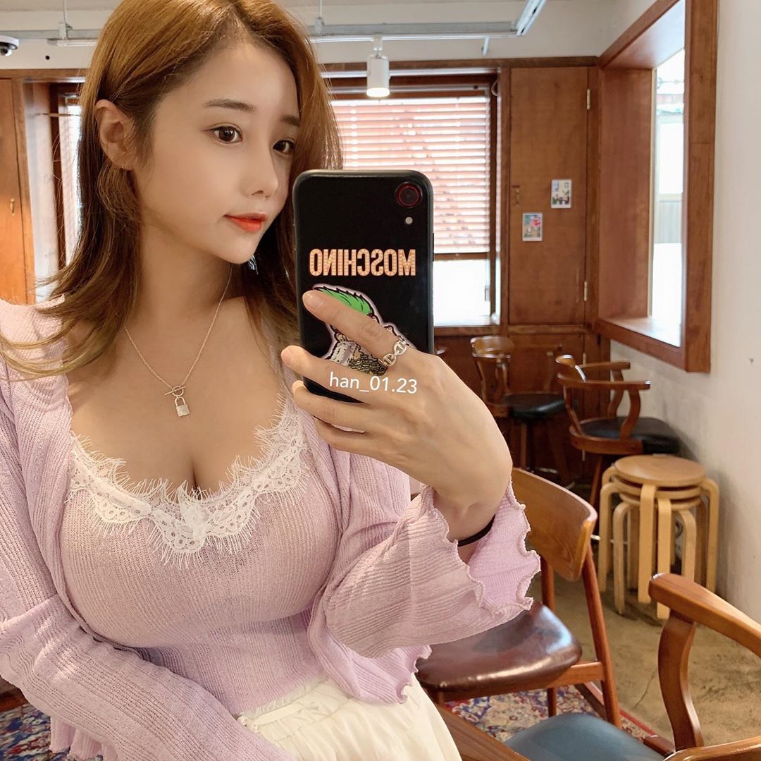 But she confidently shows off her natural figure