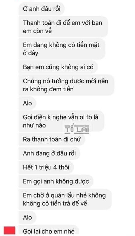 Messages from the girl.