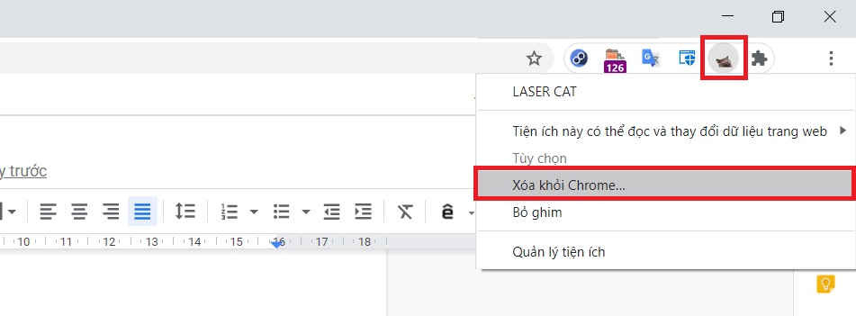 How to Summon a Laser-Shooting Cat on Chrome 6 Remove extension option in Chrome