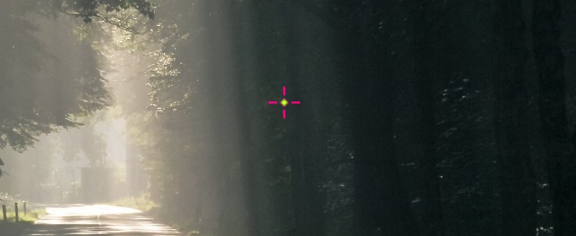 Locking crosshair position