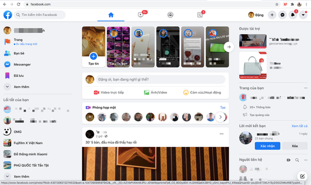 Old vs New Facebook News Feed