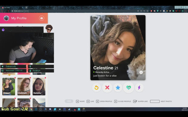 Streamer Accidentally Swipes Right on His Sister Live on Tinder 1 photo 1 16017008169781056194144