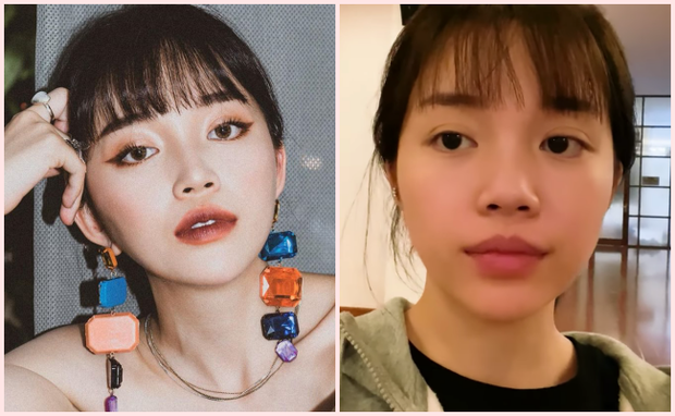 Every feature still stands out without makeup