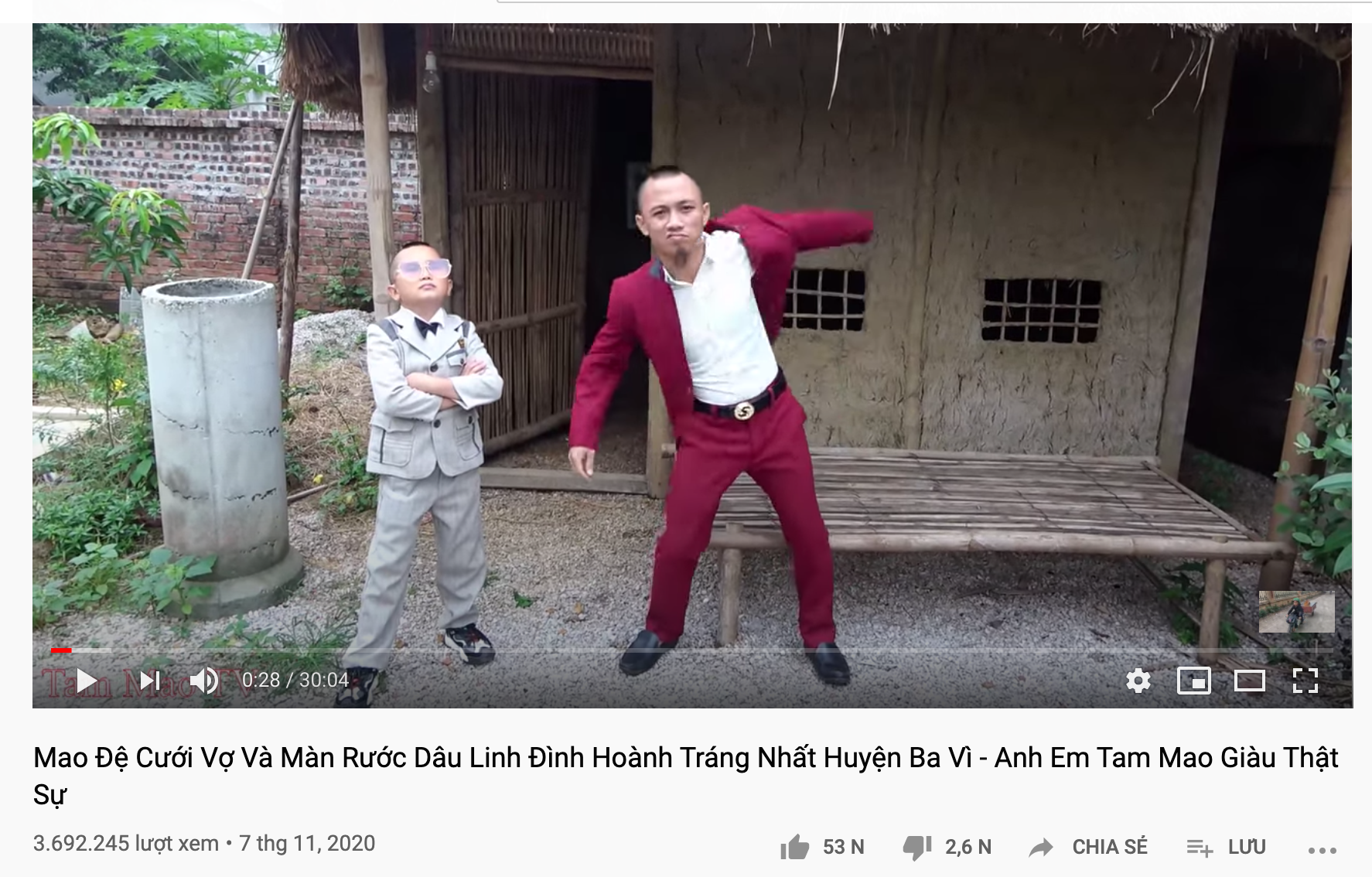 Tam Mao Bros Tease Wedding with Supercar, But It’s a Prank 4 The vlog’s intriguing title