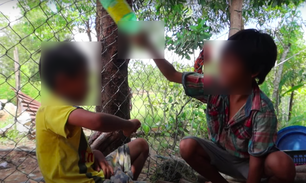 Although just a kids' game, YouTube labeled this Sang Vlog clip as violent content
