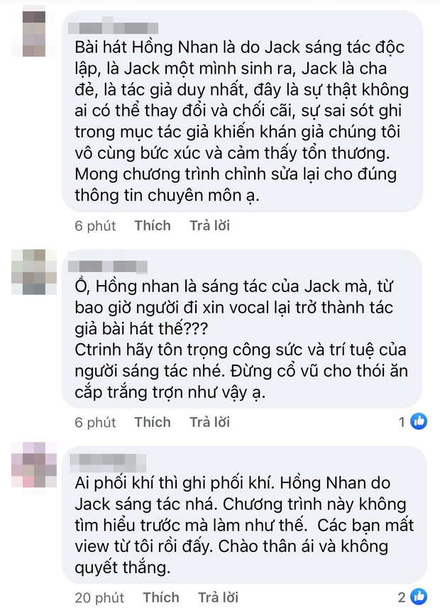 Fans left furious comments blaming the show’s crew for poor research