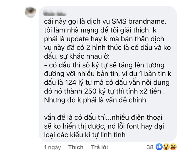 Why Vietnamese Carriers Still Send Texts Without Accents 3 A Facebook user claiming to be a carrier employee explains