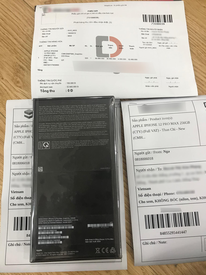 Customer shocked by rock inside iPhone box