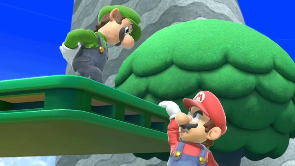 Mario and Luigi face off