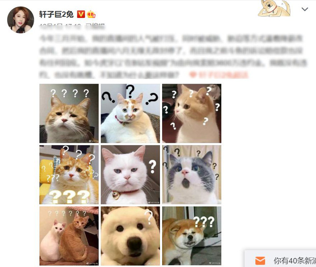 Popular Streamer Hiên Tử Faces Massive Fine Over Contract Dispute 3 Post shared by the streamer on Weibo