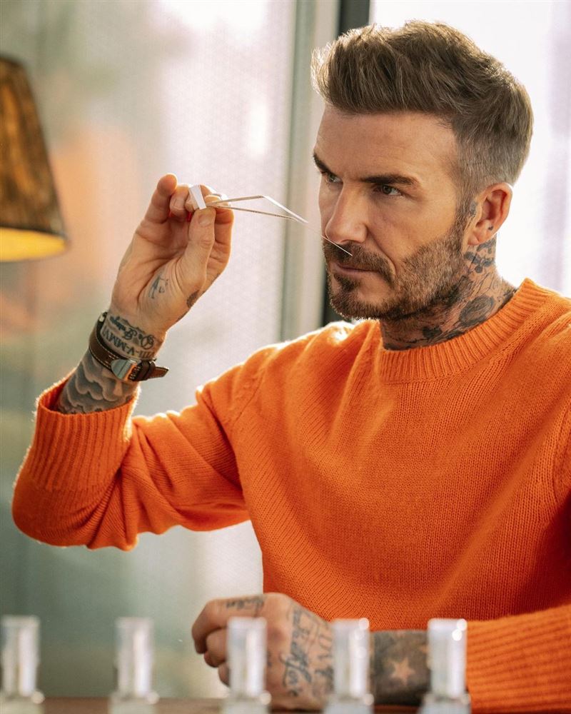 David Beckham ranks 26th among the world's most handsome men