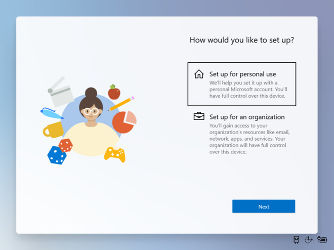 Simple setup process