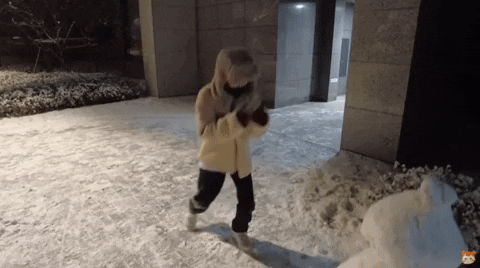 The streamer’s sneaky and controversial snowman attack