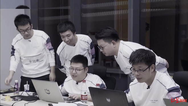 Ha Lapan with teammates on Genius Programmer