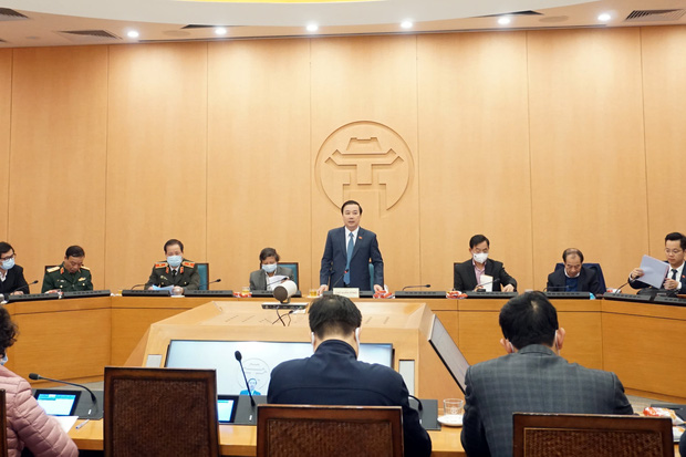 Overview of Hanoi's Covid-19 Steering Committee meeting on January 30
