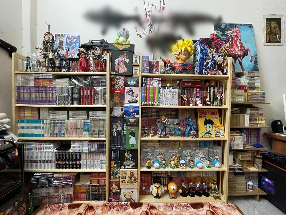 He’s collected over 7,000 comics from different eras