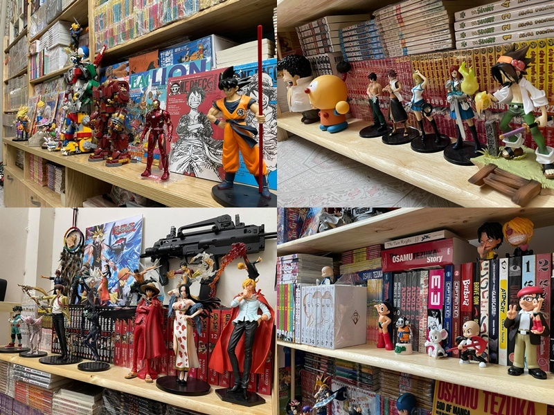 Each figurine is carefully crafted and displayed