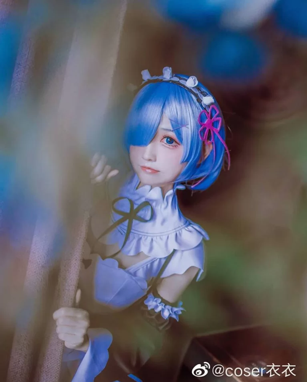 Rem cosplay close-up by 衣衣