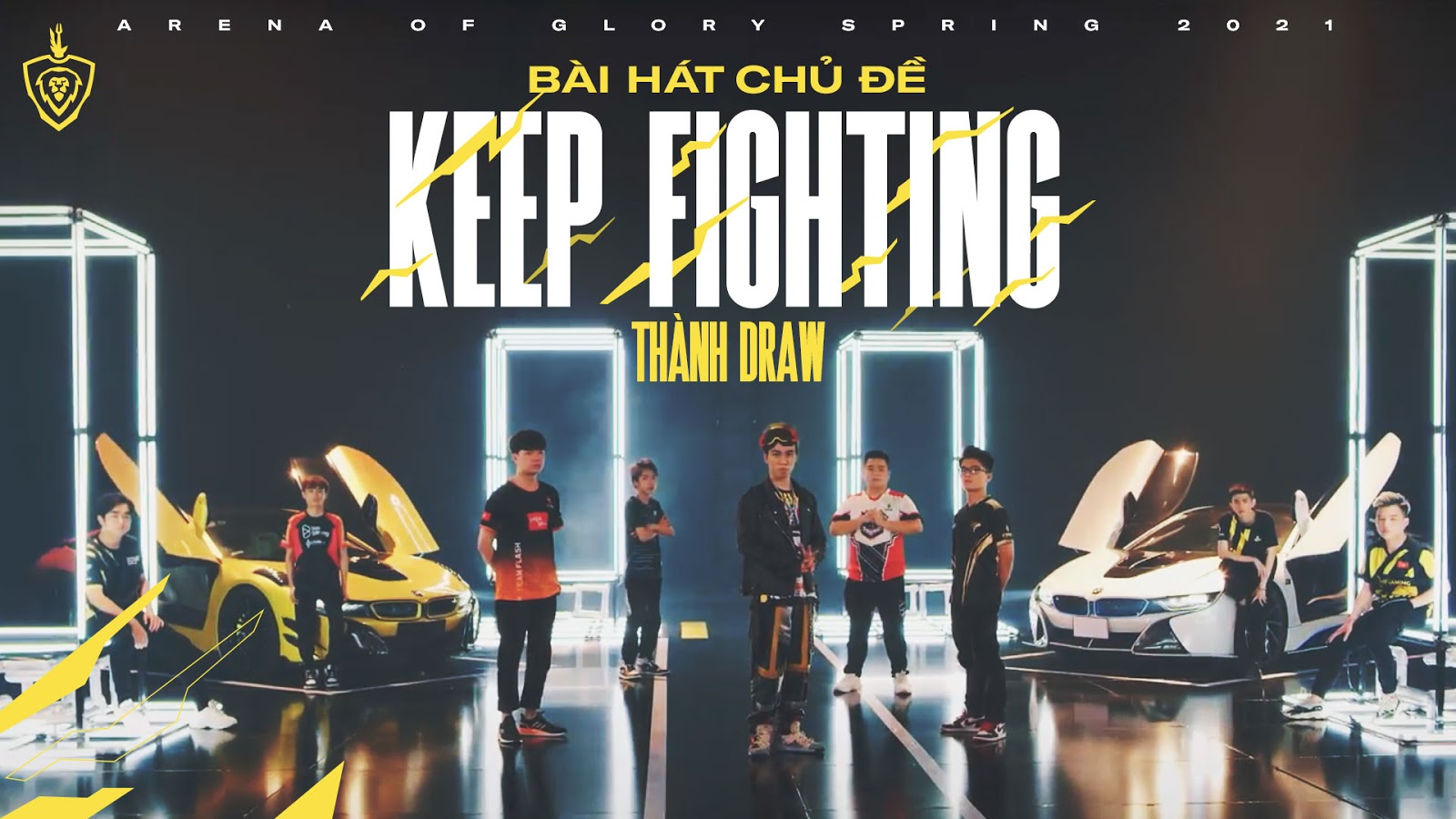 Thành Draw officially returns after Rap Việt in the Keep Fighting MV with Liên Quân Mobile