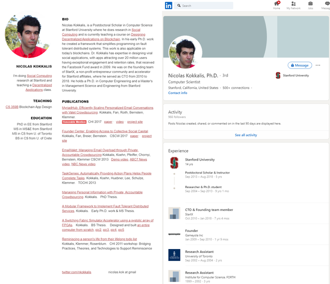 The Strange Case of Pi Network's Founders: What’s Really Going On? 2 Neither Kokkalis' LinkedIn nor Stanford profiles mention Pi Network