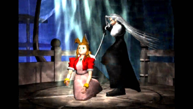 Final Fantasy VII Aerith and Cloud
