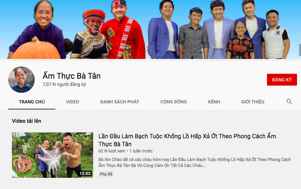 Bà Tân Vlog launches new YouTube channel
