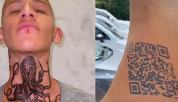 Mauricio shows off some of his other new tattoos