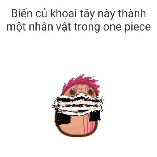 One Piece Fans Turn Potatoes Into Epic Characters 3 Adorable Charlotte Katakuri.