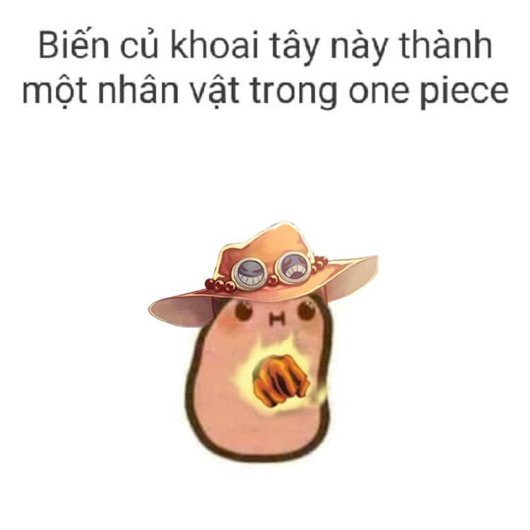One Piece Fans Turn Potatoes Into Epic Characters 4 Seeing Ace makes you feel heartbroken.