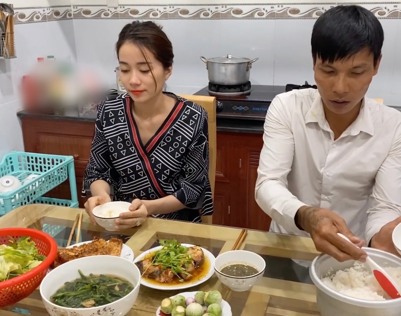 Here’s Lộc Fuho with his ex-girlfriend