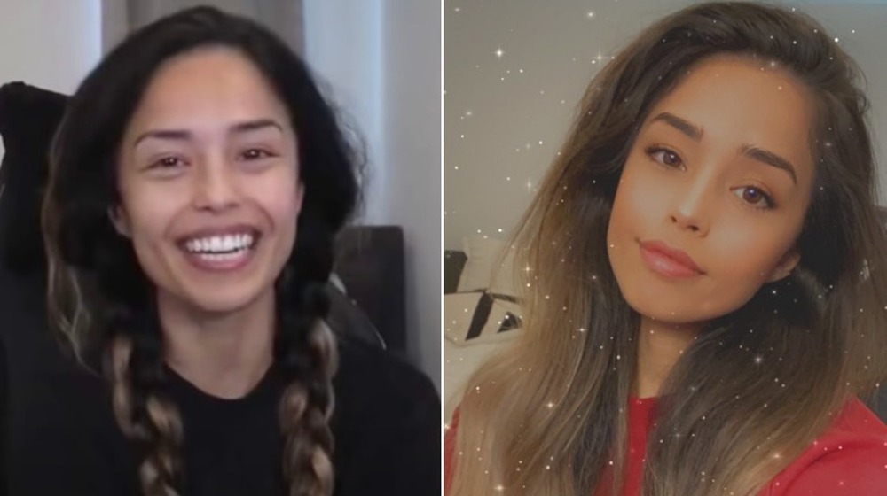Valkyrae natural look