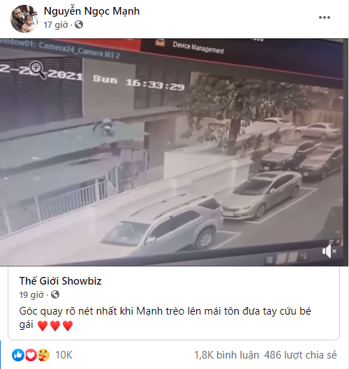 Manh's latest Facebook post