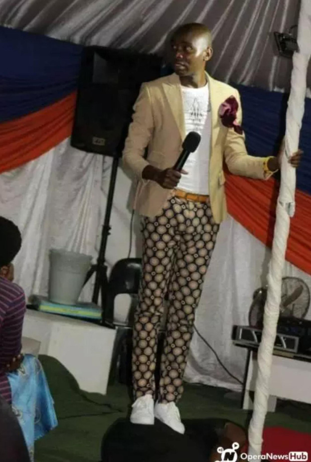 Chris Penelope at a sermon