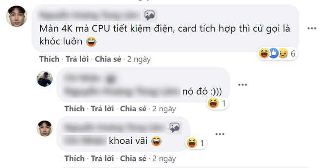 Comments sharing performance issues on slim laptops with 4K screens