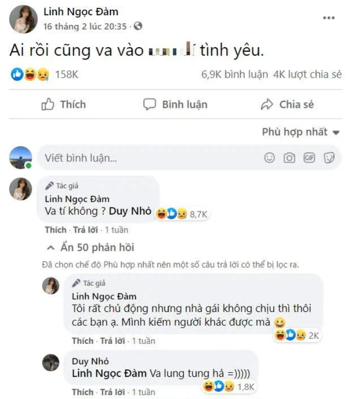 Linh Ngọc Đàm straightforwardly talks to Duy Nhỏ.