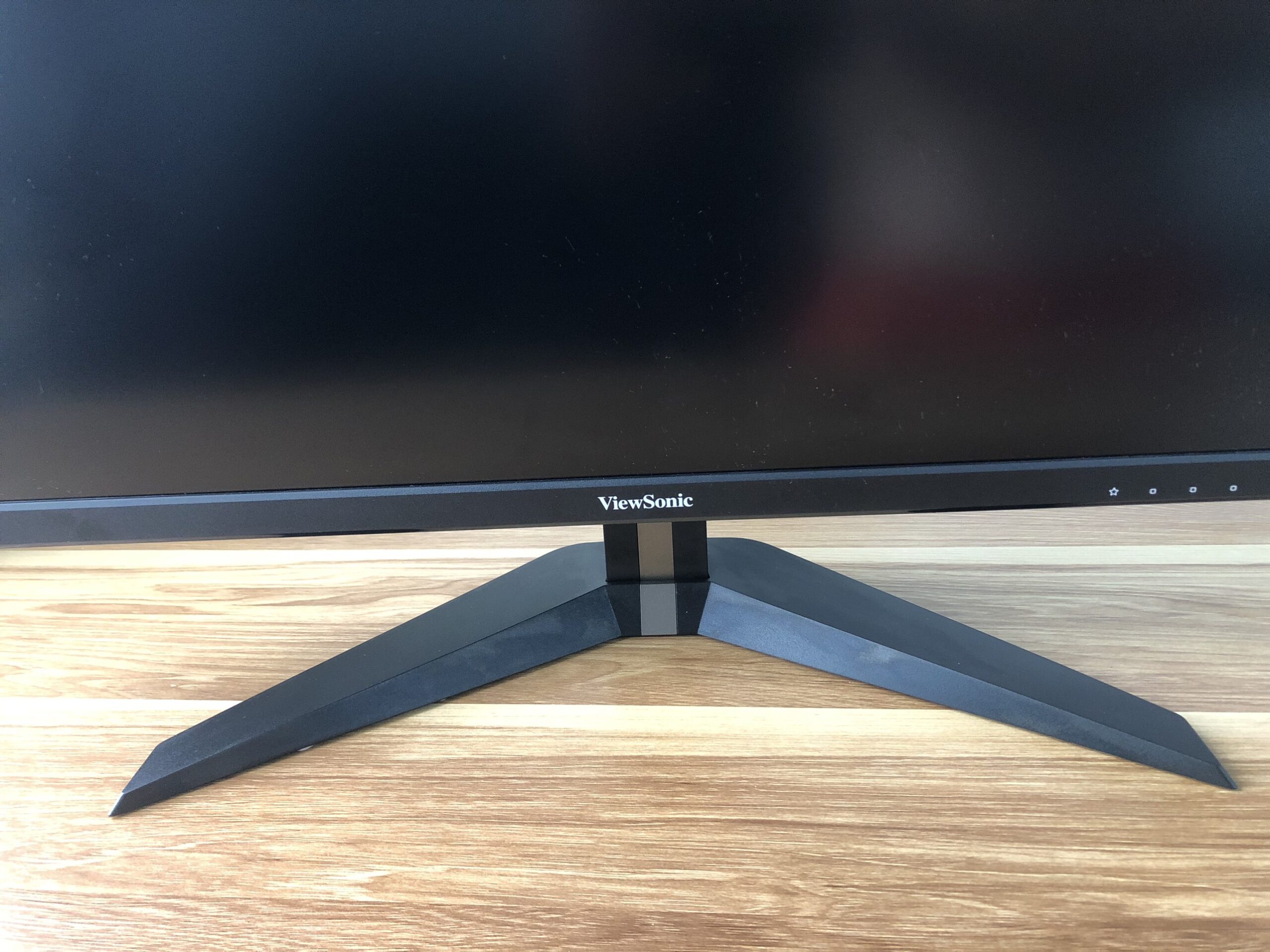 Side view of ViewSonic VX2705-2KP-mhd monitor