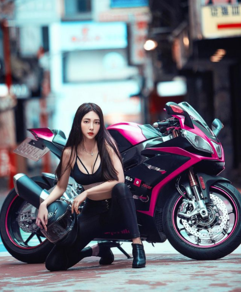 Sofia loves big-displacement motorcycles