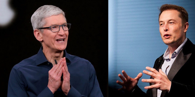 Tim Cook and Elon Musk