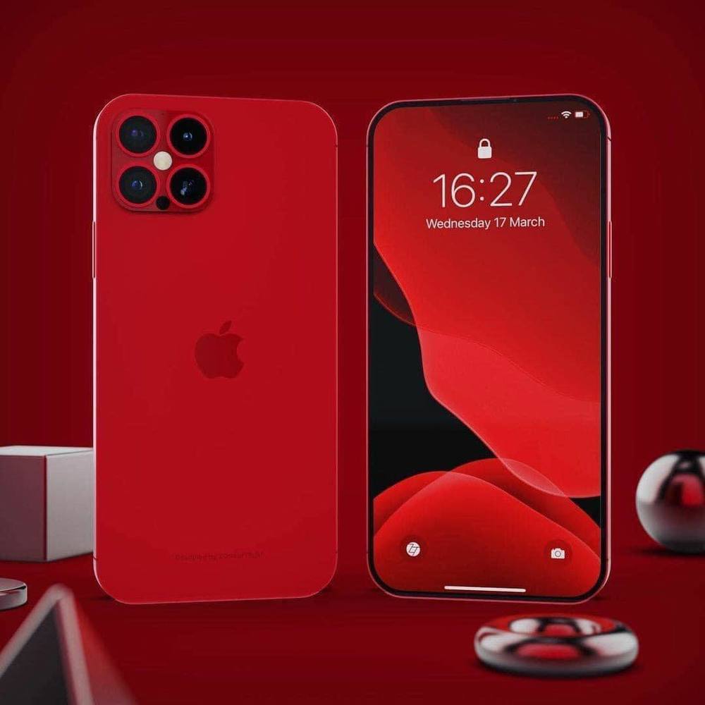 A rumored red version of the iPhone 13