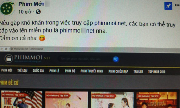Phimmoi.net Shuts Down, New Piracy Site Phimmoiizz.net Emerges 3 Domain change announcement from the site