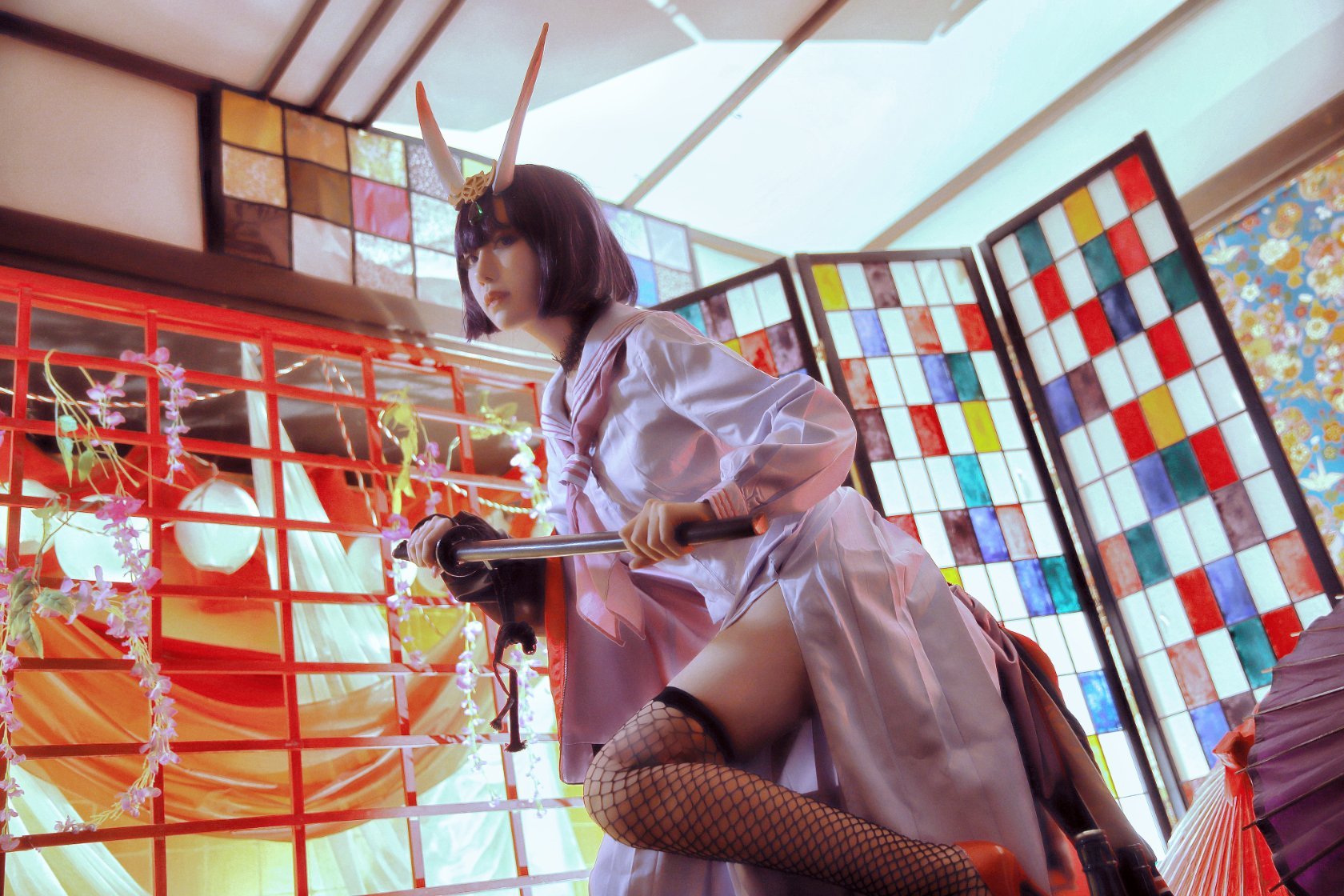 Shuten Douji cosplay portrait