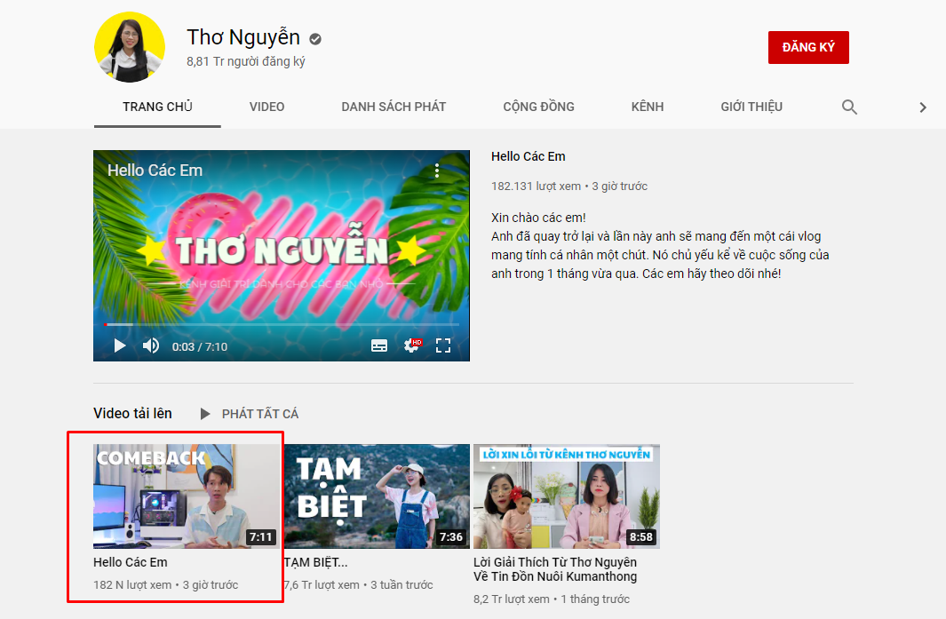 Thơ Nguyễn’s YouTube Channel Teases Return Without Her On Screen 1 Latest video on Thơ Nguyễn's YouTube hints at a comeback