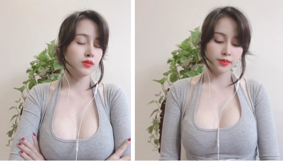 Her super sexy outfit grabbed all the attention