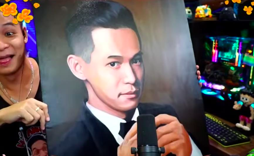 Fans Celebrate Độ Mixi with Amazing Portraits 3 Screenshot of Độ Mixi's livestream