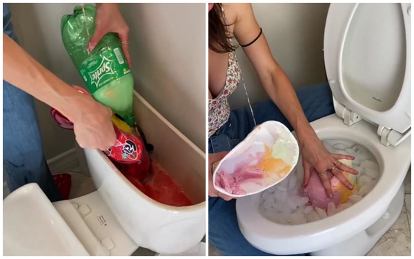 Scenes from the video that made many viewers cringe