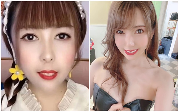 Fake Yui Hatano (left) vs. real Yui Hatano (right)