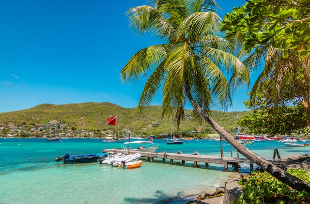 Port Elisabeth harbor in Bequia, part of Saint Vincent & Grenadines